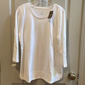 NWT J.Jill white shirt